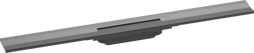 Bild von HANSGROHE RainDrain Flex Fertigset Duschrinne 800 kürzbar zur Wandmontage #56051340 - Brushed Black Chrome
