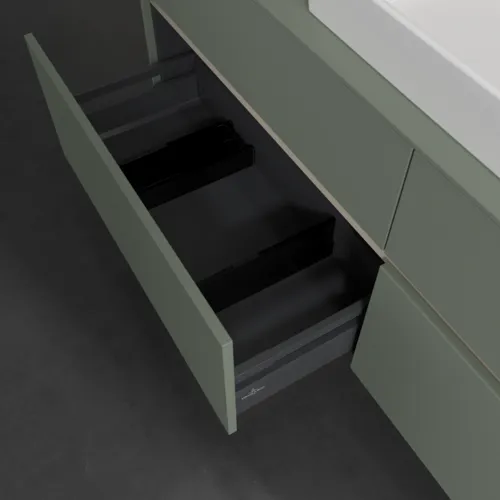Bild von VILLEROY BOCH Collaro Waschbeckenunterschrank, 4 Auszüge, 1600 x 548 x 500 mm, Soft Green / Soft Green #C03000AF