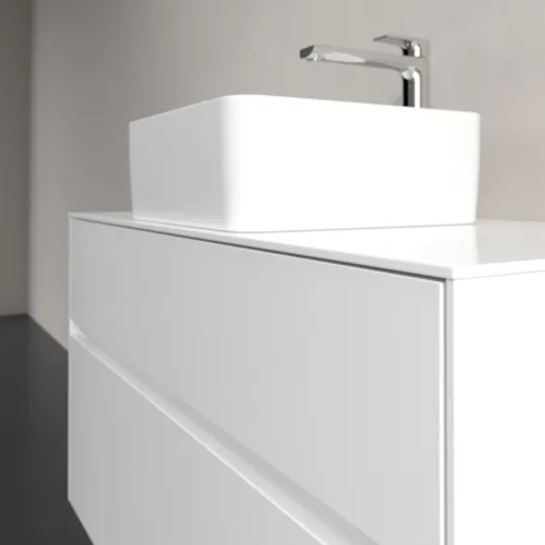 Bild von VILLEROY BOCH Collaro Waschbeckenunterschrank, 2 Auszüge, 1000 x 548 x 500 mm, Glossy White / Glossy White #C03800DH