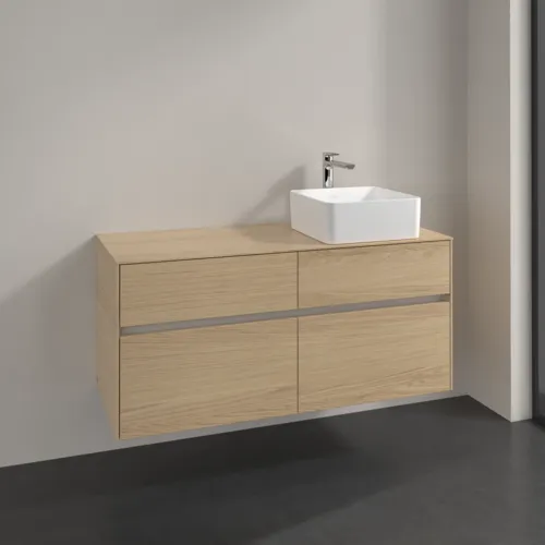 VILLEROY BOCH Collaro Waschbeckenunterschrank, 4 Auszüge, 1200 x 548 x 500 mm, Nordic Oak / Nordic Oak #C04300VJ, Bild 2