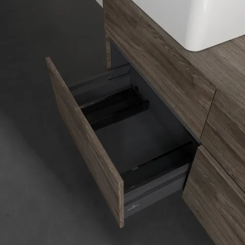 VILLEROY BOCH Collaro Waschbeckenunterschrank, 4 Auszüge, 1200 x 548 x 500 mm, Stone Oak #C04200RK, Bild 6