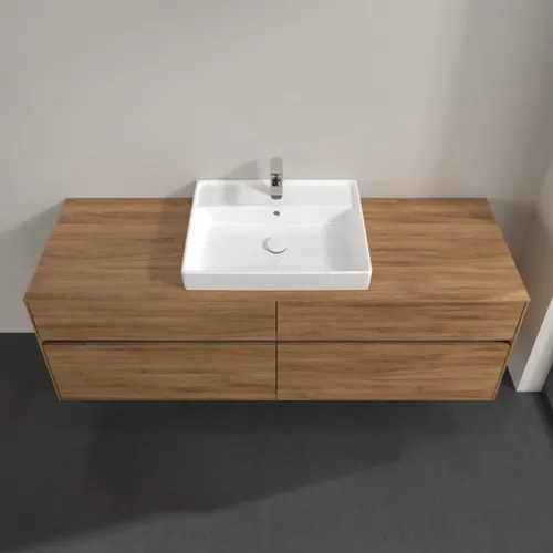 Bild von VILLEROY BOCH Collaro Waschbeckenunterschrank, 4 Auszüge, 1600 x 548 x 500 mm, Kansas Oak #C02500RH