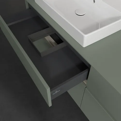 Bild von VILLEROY BOCH Collaro Waschbeckenunterschrank, 4 Auszüge, 1600 x 548 x 500 mm, Soft Green / Soft Green #C02200AF