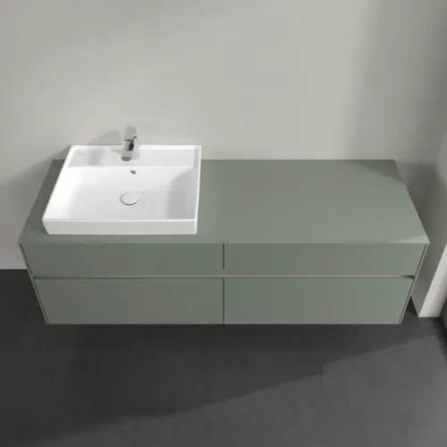 Bild von VILLEROY BOCH Collaro Waschbeckenunterschrank, 4 Auszüge, 1600 x 548 x 500 mm, Soft Green / Soft Green #C02200AF
