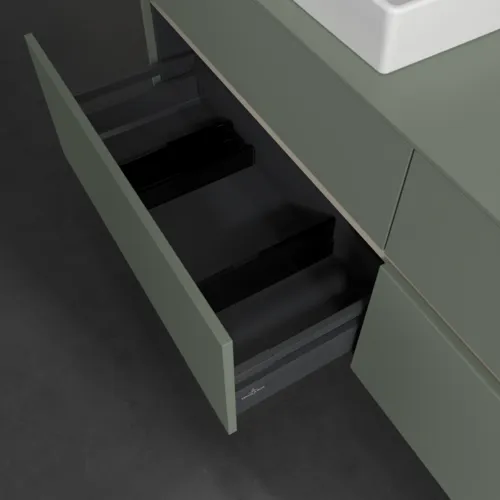 Bild von VILLEROY BOCH Collaro Waschbeckenunterschrank, 4 Auszüge, 1600 x 548 x 500 mm, Soft Green / Soft Green #C02200AF