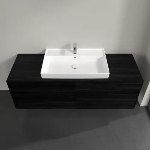Bild von VILLEROY BOCH Collaro Waschbeckenunterschrank, 4 Auszüge, 1600 x 548 x 500 mm, Black Oak / Black Oak #C02800AB