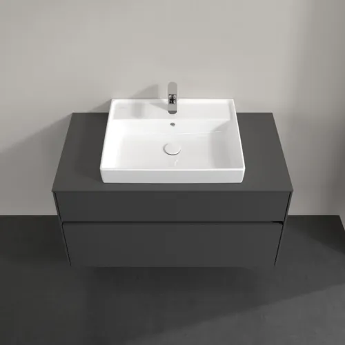 Bild von VILLEROY BOCH Collaro Waschbeckenunterschrank, 2 Auszüge, 1000 x 548 x 500 mm, Graphite / Graphite #C01900VR