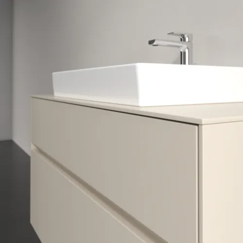 Bild von VILLEROY BOCH Collaro Waschbeckenunterschrank, 2 Auszüge, 1000 x 548 x 500 mm, Cashmere Grey / Cashmere Grey #C01900VN