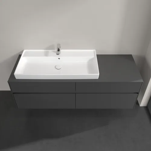 VILLEROY BOCH Collaro Waschbeckenunterschrank, 4 Auszüge, 1600 x 548 x 500 mm, Glossy Grey / Glossy Grey #C02900FP, Bild 4