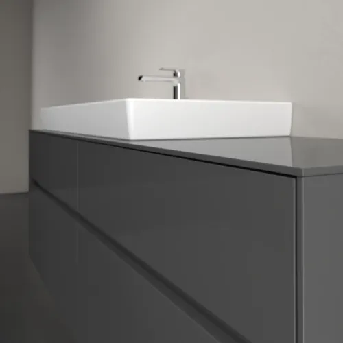 VILLEROY BOCH Collaro Waschbeckenunterschrank, 4 Auszüge, 1600 x 548 x 500 mm, Glossy Grey / Glossy Grey #C02900FP, Bild 5