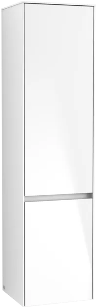Obrázek VILLEROY BOCH Vysoká skříň Collaro, 2 dveře, 404 x 1538 x 349 mm, bílá matná / bílá matná #C03301MS