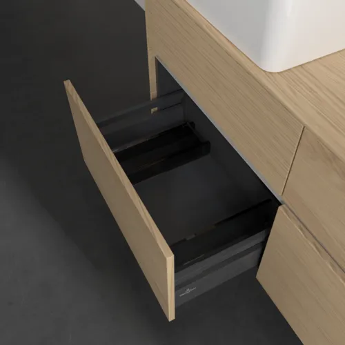 VILLEROY BOCH Collaro Waschbeckenunterschrank, 4 Auszüge, 1200 x 548 x 500 mm, Nordic Oak / Nordic Oak #C04200VJ, Bild 6