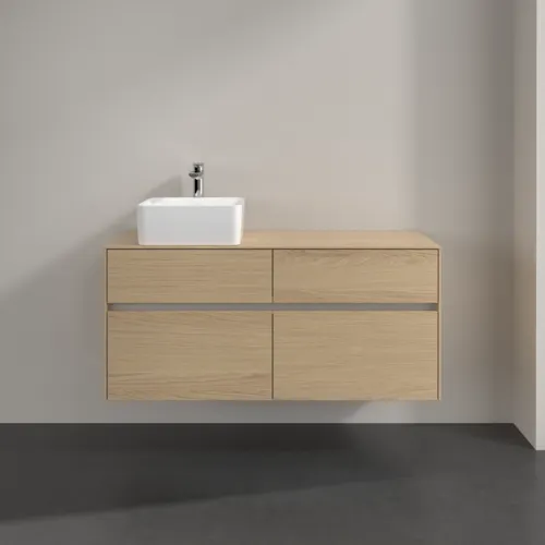 VILLEROY BOCH Collaro Waschbeckenunterschrank, 4 Auszüge, 1200 x 548 x 500 mm, Nordic Oak / Nordic Oak #C04200VJ, Bild 3