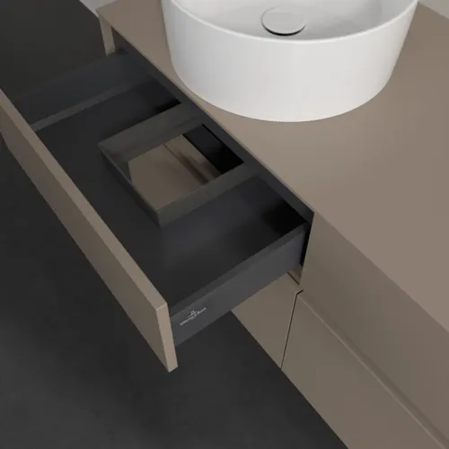 VILLEROY BOCH Collaro Waschbeckenunterschrank, 4 Auszüge, 1200 x 548 x 500 mm, Taupe / Taupe #C04200VM, Bild 7