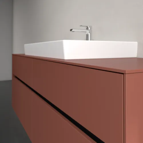 Bild von VILLEROY BOCH Collaro Waschbeckenunterschrank, 4 Auszüge, 1600 x 548 x 500 mm, Wine Red / Wine Red #C02800AH