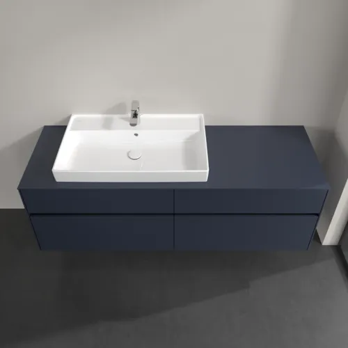 Bild von VILLEROY BOCH Collaro Waschbeckenunterschrank, mit Beleuchtung, 4 Auszüge, 1600 x 548 x 500 mm, Marine Blue / Marine Blue #C026B0VQ