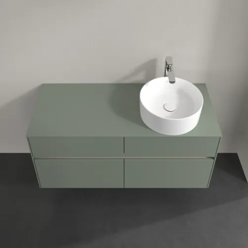 VILLEROY BOCH Collaro Waschbeckenunterschrank, 4 Auszüge, 1200 x 548 x 500 mm, Soft Green / Soft Green #C04300AF, Bild 4