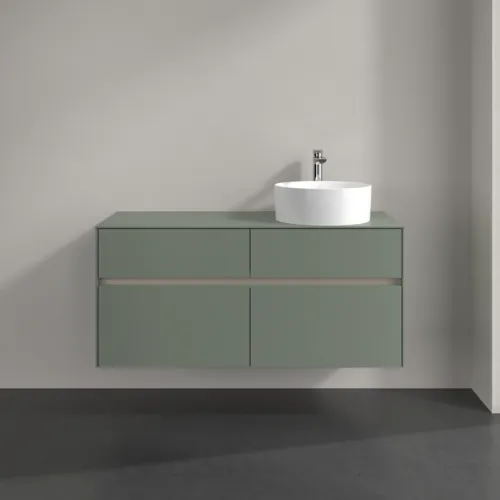 VILLEROY BOCH Collaro Waschbeckenunterschrank, 4 Auszüge, 1200 x 548 x 500 mm, Soft Green / Soft Green #C04300AF, Bild 3