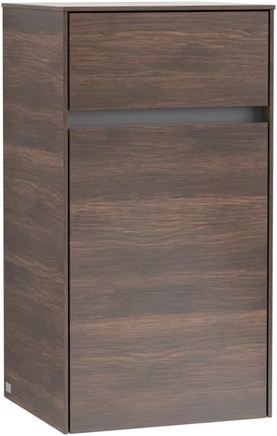 εικόνα του VILLEROY BOCH Collaro Side cabinet, 1 door, 1 drawer, 404 x 748 x 349 mm, Arizona Oak / Arizona Oak #C03201VH