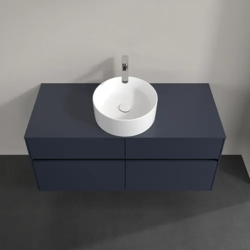 Bild von VILLEROY BOCH Collaro Waschbeckenunterschrank, 4 Auszüge, 1200 x 548 x 500 mm, Marine Blue / Marine Blue #C04100VQ