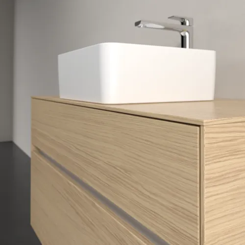 Bild von VILLEROY BOCH Collaro Waschbeckenunterschrank, mit Beleuchtung, 2 Auszüge, 1000 x 548 x 500 mm, Nordic Oak / Nordic Oak #C038B0VJ