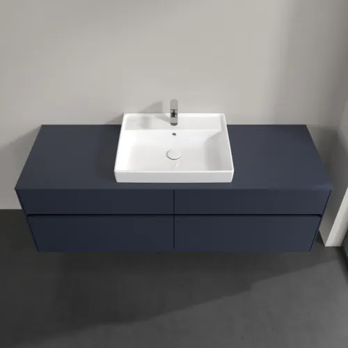 Bild von VILLEROY BOCH Collaro Waschbeckenunterschrank, mit Beleuchtung, 4 Auszüge, 1600 x 548 x 500 mm, Marine Blue / Marine Blue #C025B0VQ