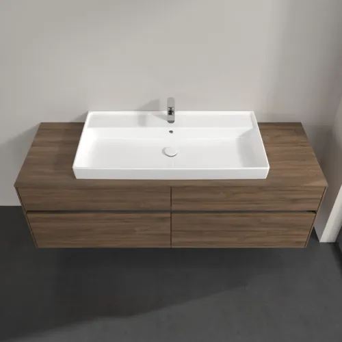 VILLEROY BOCH Collaro Waschbeckenunterschrank, mit Beleuchtung, 4 Auszüge, 1600 x 548 x 500 mm, Arizona Oak / Arizona Oak #C031B0VH, Bild 4