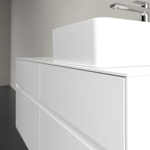 VILLEROY BOCH Collaro Waschbeckenunterschrank, 4 Auszüge, 1200 x 548 x 500 mm, Glossy White / Glossy White #C04300DH, Bild 5