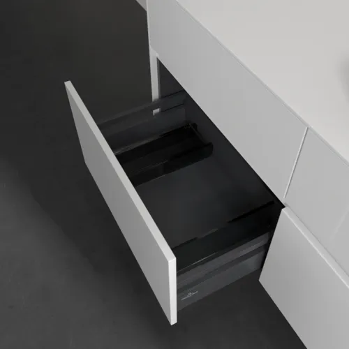 VILLEROY BOCH Collaro Waschbeckenunterschrank, 4 Auszüge, 1200 x 548 x 500 mm, Glossy White / Glossy White #C04300DH, Bild 6