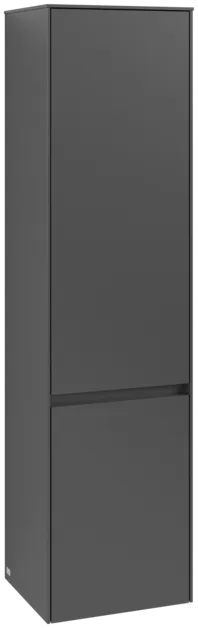 εικόνα του VILLEROY BOCH Collaro Tall cabinet, 2 doors, 404 x 1538 x 349 mm, Graphite / Graphite #C03301VR