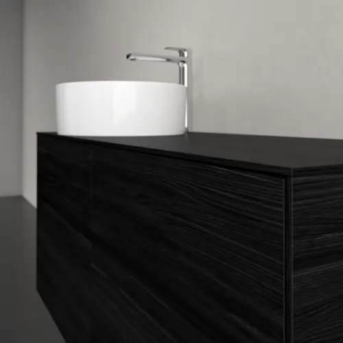 VILLEROY BOCH Collaro Waschbeckenunterschrank, 4 Auszüge, 1200 x 548 x 500 mm, Black Oak / Black Oak #C04200AB, Bild 5