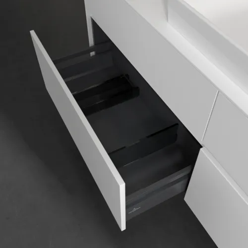 VILLEROY BOCH Collaro Waschbeckenunterschrank, 4 Auszüge, 1600 x 548 x 500 mm, White Matt / White Matt #C03000MS, Bild 6