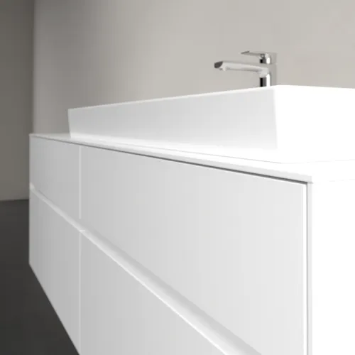 VILLEROY BOCH Collaro Waschbeckenunterschrank, 4 Auszüge, 1600 x 548 x 500 mm, White Matt / White Matt #C03000MS, Bild 5