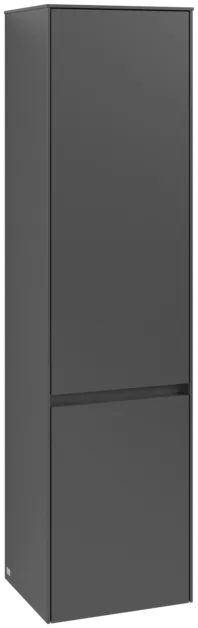 Obrázek VILLEROY BOCH Vysoká skříň Collaro, 2 dveře, 404 x 1538 x 349 mm, Grafit / Grafit #C03300VR