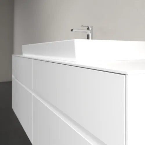 Bild von VILLEROY BOCH Collaro Waschbeckenunterschrank, 4 Auszüge, 1600 x 548 x 500 mm, White Matt / White Matt #C03100MS