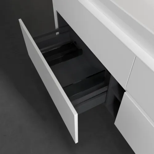 Bild von VILLEROY BOCH Collaro Waschbeckenunterschrank, 4 Auszüge, 1600 x 548 x 500 mm, White Matt / White Matt #C03100MS