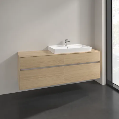 Bild von VILLEROY BOCH Collaro Waschbeckenunterschrank, 4 Auszüge, 1600 x 548 x 500 mm, Nordic Oak / Nordic Oak #C02700VJ
