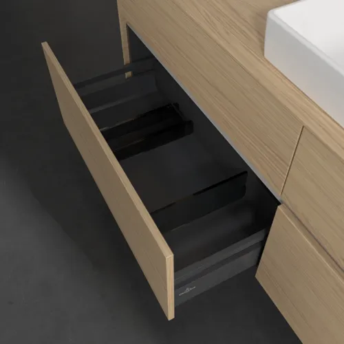 Bild von VILLEROY BOCH Collaro Waschbeckenunterschrank, 4 Auszüge, 1600 x 548 x 500 mm, Nordic Oak / Nordic Oak #C02700VJ