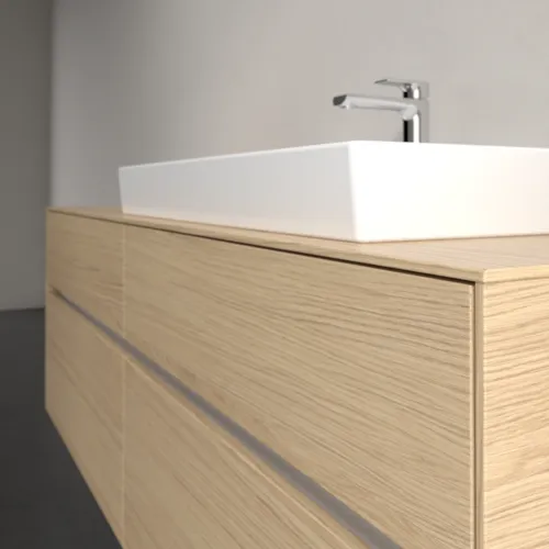 Bild von VILLEROY BOCH Collaro Waschbeckenunterschrank, 4 Auszüge, 1600 x 548 x 500 mm, Nordic Oak / Nordic Oak #C02700VJ