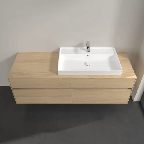 Bild von VILLEROY BOCH Collaro Waschbeckenunterschrank, 4 Auszüge, 1600 x 548 x 500 mm, Nordic Oak / Nordic Oak #C02700VJ