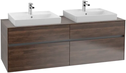 Picture of VILLEROY BOCH Collaro Vanity unit, with lighting, 4 pull-out compartments, 1600 x 548 x 500 mm, Arizona Oak / Arizona Oak #C024B0VH