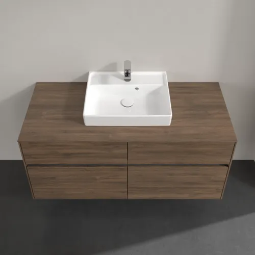 Bild von VILLEROY BOCH Collaro Waschbeckenunterschrank, 4 Auszüge, 1200 x 548 x 500 mm, Arizona Oak / Arizona Oak #C07000VH