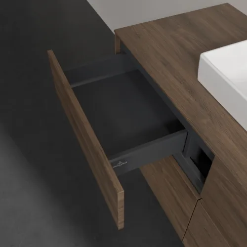 Bild von VILLEROY BOCH Collaro Waschbeckenunterschrank, 4 Auszüge, 1200 x 548 x 500 mm, Arizona Oak / Arizona Oak #C07000VH