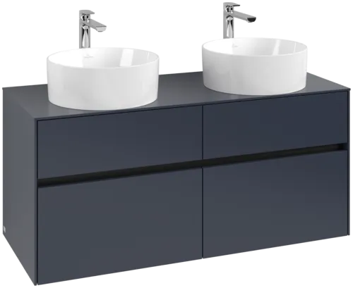 Picture of VILLEROY BOCH Collaro Vanity unit, with lighting, 4 pull-out compartments, 1200 x 548 x 500 mm, Marine Blue / Marine Blue #C044B0VQ