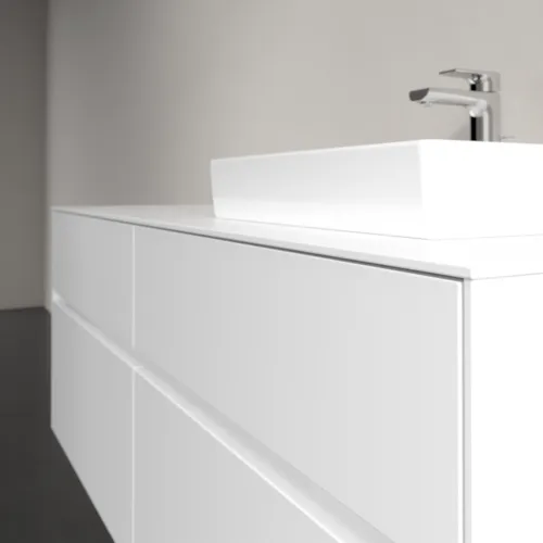 Bild von VILLEROY BOCH Collaro Waschbeckenunterschrank, 4 Auszüge, 1400 x 548 x 500 mm, White Matt / White Matt #C07500MS