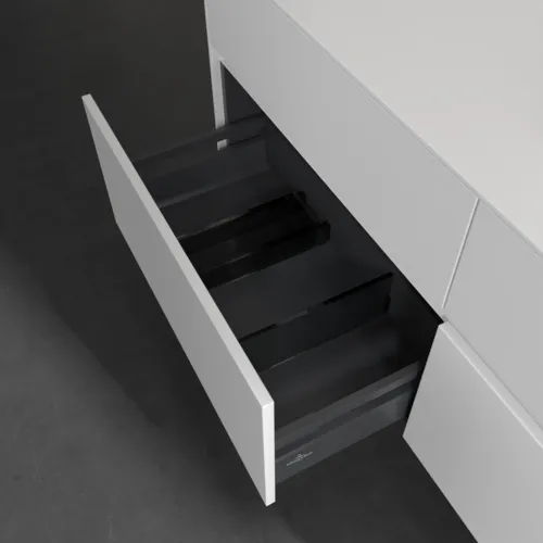 Bild von VILLEROY BOCH Collaro Waschbeckenunterschrank, 4 Auszüge, 1400 x 548 x 500 mm, White Matt / White Matt #C07500MS