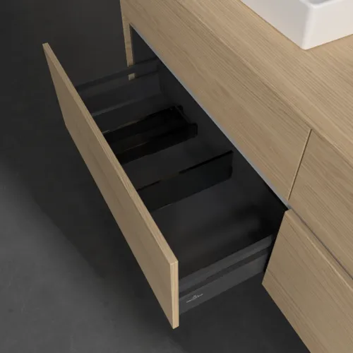 Bild von VILLEROY BOCH Collaro Waschbeckenunterschrank, 4 Auszüge, 1600 x 548 x 500 mm, Nordic Oak / Nordic Oak #C07800VJ