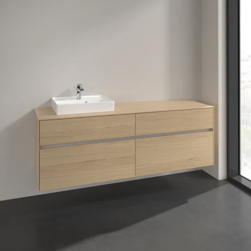 Bild von VILLEROY BOCH Collaro Waschbeckenunterschrank, 4 Auszüge, 1600 x 548 x 500 mm, Nordic Oak / Nordic Oak #C07800VJ