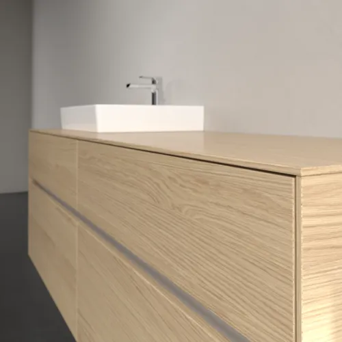 Bild von VILLEROY BOCH Collaro Waschbeckenunterschrank, 4 Auszüge, 1600 x 548 x 500 mm, Nordic Oak / Nordic Oak #C07800VJ