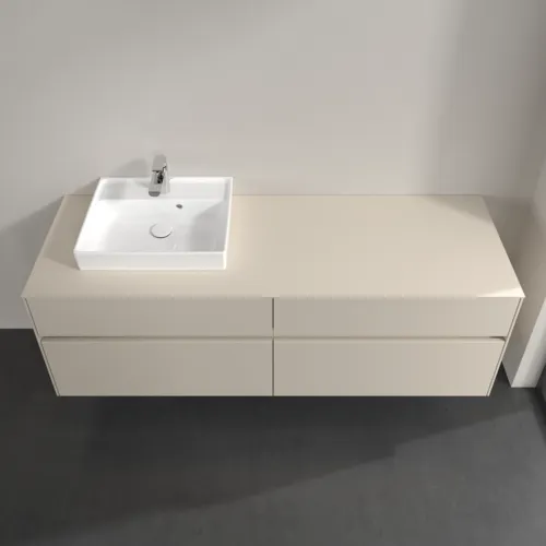 Bild von VILLEROY BOCH Collaro Waschbeckenunterschrank, 4 Auszüge, 1600 x 548 x 500 mm, Cashmere Grey / Cashmere Grey #C07800VN